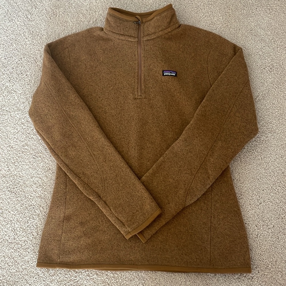 Patagonia 1/4 Zip Fleece Jacket. Women Size Medium.